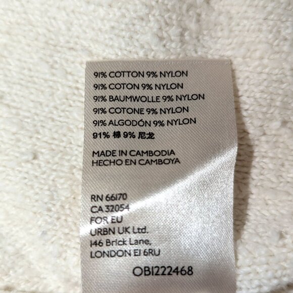 Free People | Found My Friend Pullover Sweater Minimalist in Cream | Size Medium - Picture 14 of 16